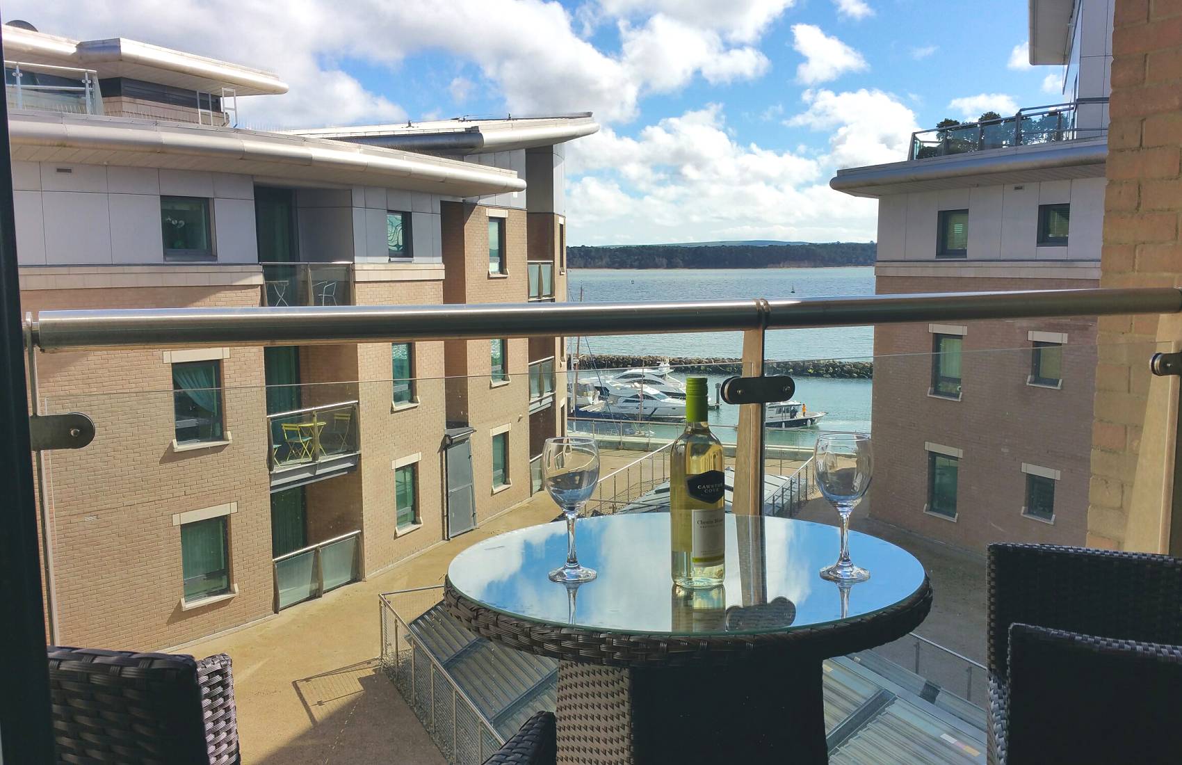 Balcony Views of Poole Harbour