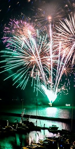 Summer Breeze & Fireworks, Poole Quay